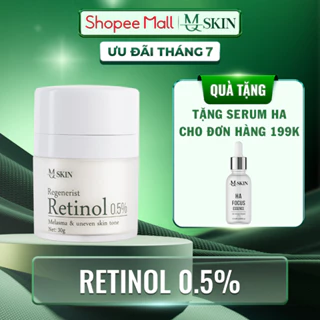 ( TẶNG SERUM HA MINI ) Kem Tái Tạo Và Trẻ Hóa Làn Da RETINOL 0,5 % - 30gr MQ SKIN