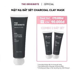 [2 Tuýp - 90K] Mặt nạ đất sét than tre The Originote Clay Mask sạch da, giảm dầu thừa cải thiện mụn