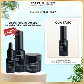 Bộ sản phẩm chăm sóc da toàn diện Losionerie Mini 30ml+10ml+10g