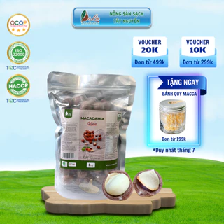 [Túi 500g] Hạt macca nứt vỏ DILIN MACADAMIA, mắc ca Tây Nguyên ngũ cốc dinh dưỡng cho bà bầu, ăn kiêng, giảm cân