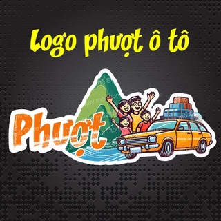 Logo nhóm Phượt ô tô, decal dán xe việt dã, tem dán xe, trang trí ô tô, Mày mò Store