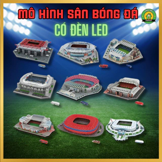 [Kèm LED] Mô hình sân vận động Bóng đá lắp ráp 3D - Đồ chơi lắp ráp