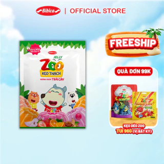 Kẹo Thạch Zoo Soda Trái Cây Bibica 300g