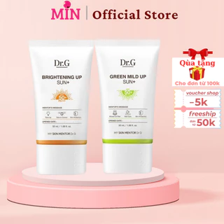 Kem Chống Nắng Dr.G Brightening Up Green Mild Up Sun + DRG Tone Up Cam Xanh Dr G 50ml