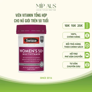 Viên Bổ Sung Vitamin Tổng Hợp Cho Nữ Giới Trên 50 tuổi - Swisse Women 50+ Multivitamin