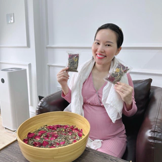 Xông Mặt Thảo Mộc MOM SHIN, Dùng 24 Lần Xông, Làm Sạch Và Detox Da Mặt, Cải Thiện Da Mặt Sau Sinh