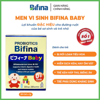 Men vi sinh cho bé Bifina Baby Nhật Bản- Men Vi Sinh Bifina Baby Hộp 30 gói