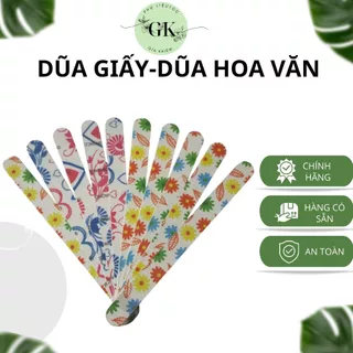 🧨🧨SĨ LẺ🧨🧨Dũa Giấy-Dũa Hoa Văn- Dũa 7 Loại Mỏng Độ Nhám 120 Để Dũa Móng Tay-MINH THỨC