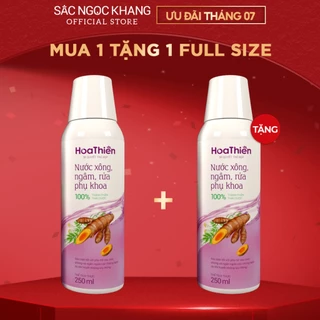 Nước xông, ngâm, rửa phụ khoa Hoa Thiên SẮC NGỌC KHANG (chai 250ml) Bí quyết chăm sóc sức khỏe vùng kín cho chị em.