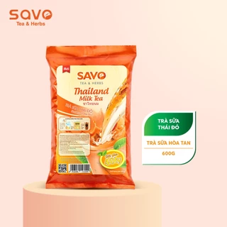 Trà Sữa Thái Đỏ SAVO Tea hoà tan (túi 600g)