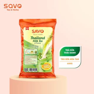 Trà Sữa Thái Xanh SAVO Tea hoà tan (túi 600g)