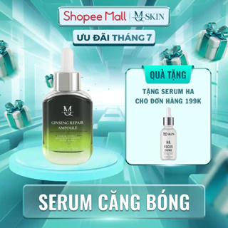 ( TẶNG SERUM HA MINI ) Serum Căng Bóng Da Nhân Sâm MQ SKIN - Ginseng Repair Ampoule 30ml