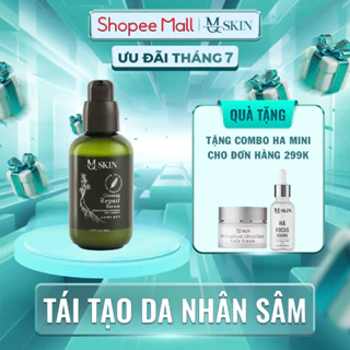 ( TẶNG COMBO HA MINI ) Serum Tái Tạo Da Nhân Sâm Dưỡng Chất Thấm Gấp 5 Lần 80ml MQ SKIN