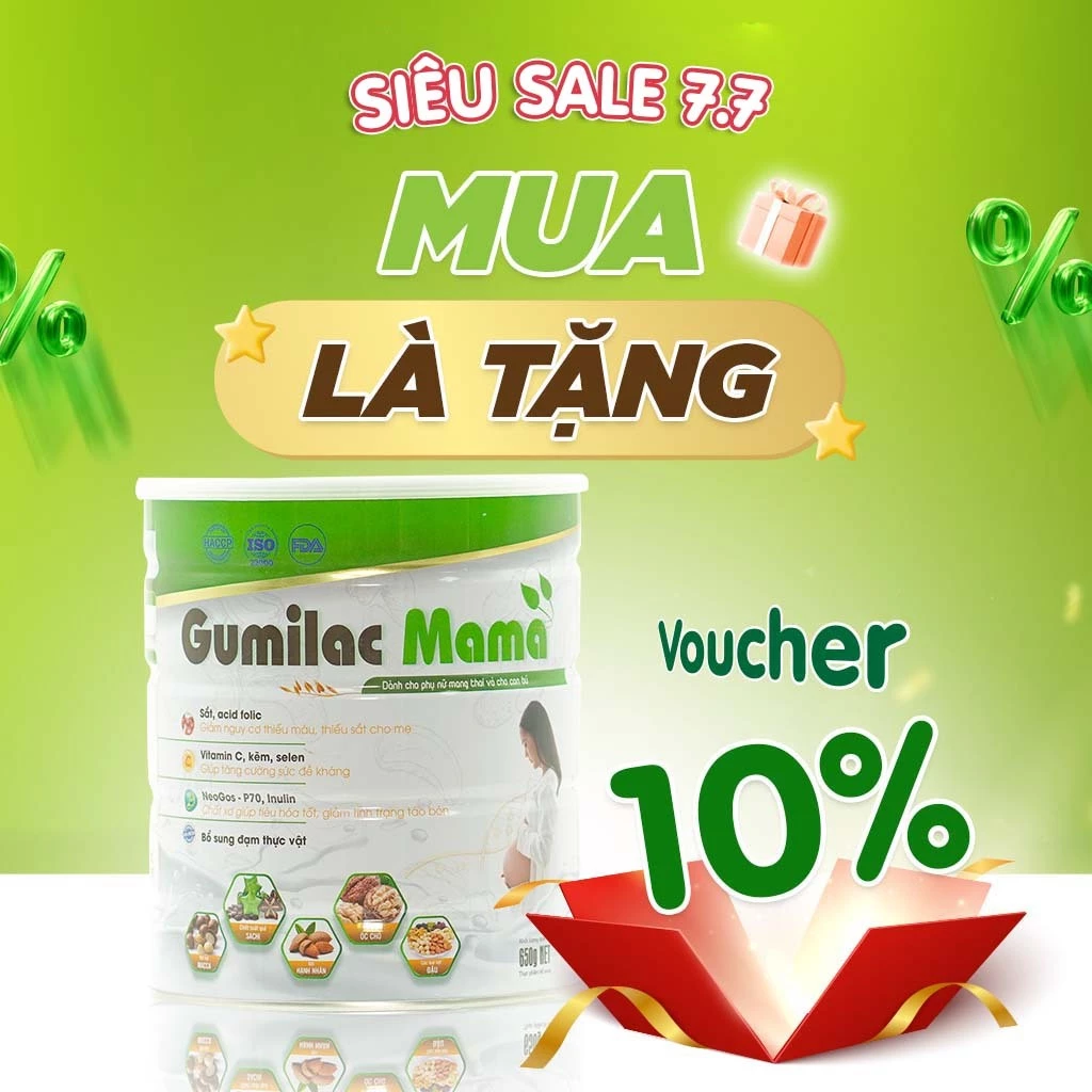 Sữa Hạt Dành Cho Mẹ Bầu Gumilac Mama SP01 - 1 lon 650g