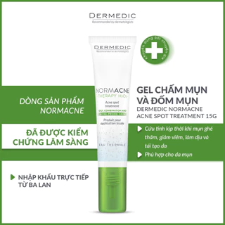 Chấm mụn Dermedic NORMACNE Therapy H2O2 acne spot treatment 15ml