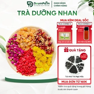 Trà DƯỠNG NHAN - Giảm Cân, Đẹp Da, Giữ Dáng An Thần - Mát Gan, Thanh Lọc, Hỗ Trợ Mất Ngủ - DOUMPALM 3 VỊ/SET