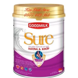 SỮA BỘT DINH DƯỠNG GOODMILK SURE CHUYÊN BIỆT CHO XƯƠNG & KHỚP 850G