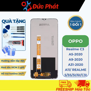 Màn Hình OPPO Realme C3/ A5-2020/ A9-2020/ A31-2020/ A11/ REALME 5/5S/5I/6I/C3I ZIN NEW (Tặng bộ sửa và keo dán)