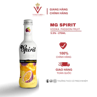Rượu Trái Cây MG Spirit Vodka  Passion Fruit 5.5% 275ML