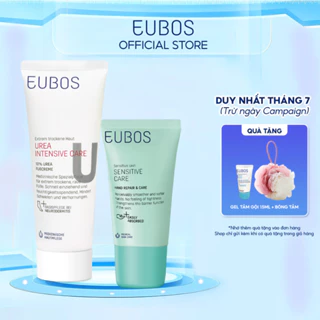 Combo Kem Dưỡng Da Tay EUBOS 25ml Và Kem Nứt Gót Dưỡng Da Chân UREA 10% Foot Cream 100ml Dưỡng Ẩm Chuyên Sâu An Toàn