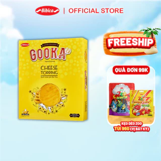 Bánh Gooka Cracker Cheese Topping Bibica 180g