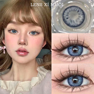 Lens xanh tây giãn to Madame có độ