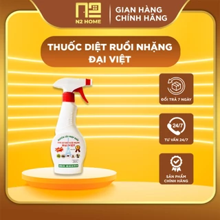 Thuốc Diệt Ruồi Nhặng Đại Việt Giúp Tiêu Diệt Các Loại Ruồi Nhặng Hiệu Quả, Không Mùi, An Toàn Cho Gia Đình