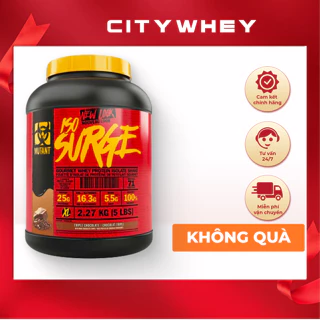 (Kèm Bình) WHEY PROTEIN MUTANT ISO SURGE 5LBS(2KG3),SỮA TẬP GYM TĂNG CƠ GIẢM MỠ - WHEY CANADA