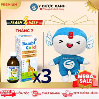 Mua [Chính Hãng] BAMBI CALCI, 150ml, Bổ sung canxi và vitamin D3, K2, MK7 cho bé - Y Dược Xanh