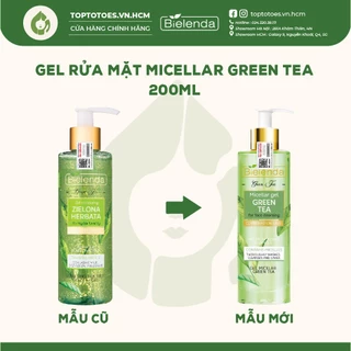 Gel rửa mặt & Toner Bielenda Green Tea làm sạch sâu, kiềm dầu, giảm mụn