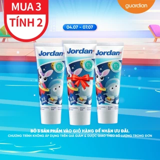 Kem Đánh Rang Trẻ Em Hương Dâu Từ 0 Đến 5 Tuổi Jordan 75Gr