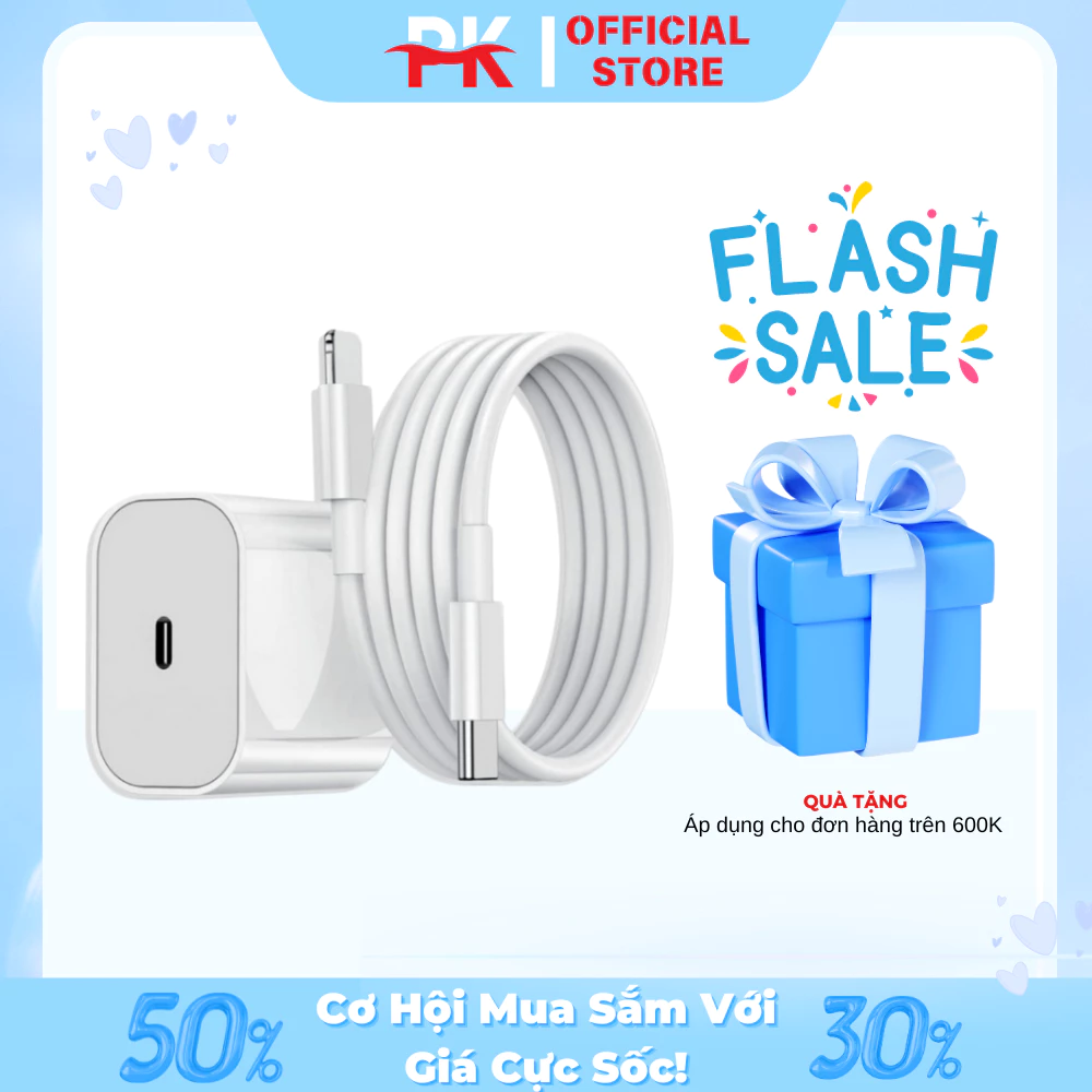 Bộ Sạc Nhanh Didooglt 20W Cao Cấp Không Nóng Máy, Sạc Nhanh An Toàn Ổn Định