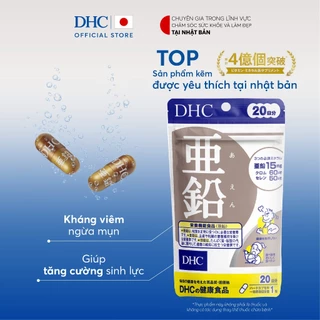 TPBVSK DHC Zinc 20 Ngày & 60 Ngày (Viên uống Bổ sung Kẽm ZinC DHC)