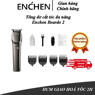 Tông đơ cắt tóc đa chức năng Enchen Beardo2 chất liệu thép không gỉ nhiều cữ linh hoạt