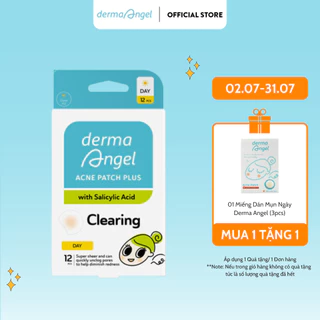 Miếng Dán Mụn Derma Angel Acne Patch Plus with Salicylic Acid Day 12 Miếng