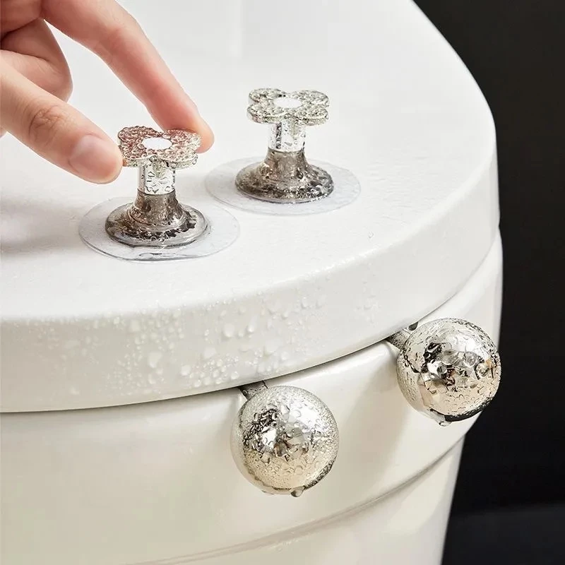 Miếng Dán Nhấc Nắp Bồn Cầu Chống Bám Vi Khuẩn, Dụng Cụ Lật Mở Bồn Cầu Thông Minh, Miếng Dán Cầm Tay Tiện Lợi