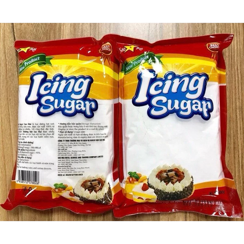 Đường bột icing Sao Mai 500g