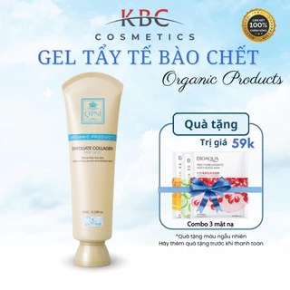 Gel tẩy Tế Bào Chết cho Da Mặt, Tăng Sinh Collagen Dưỡng Da Trắng Sáng QPNJ 150ml