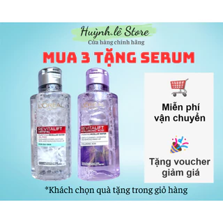 [Hàng cty] Nước Tẩy Trang Lo real TRẮNG Cho Da Dầu Mụn,Nhạy Cảm Revitalift Crystal Micellar Water 95ml/400ml (Loreal)