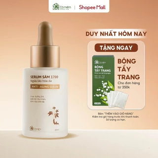 Serum Dưỡng ẩm da mặt Sâm 1700 Ngừa Lão Hoá da Giúp Mờ Nếp Nhăn Và Đốm Nâu Cỏ Mềm 30ml