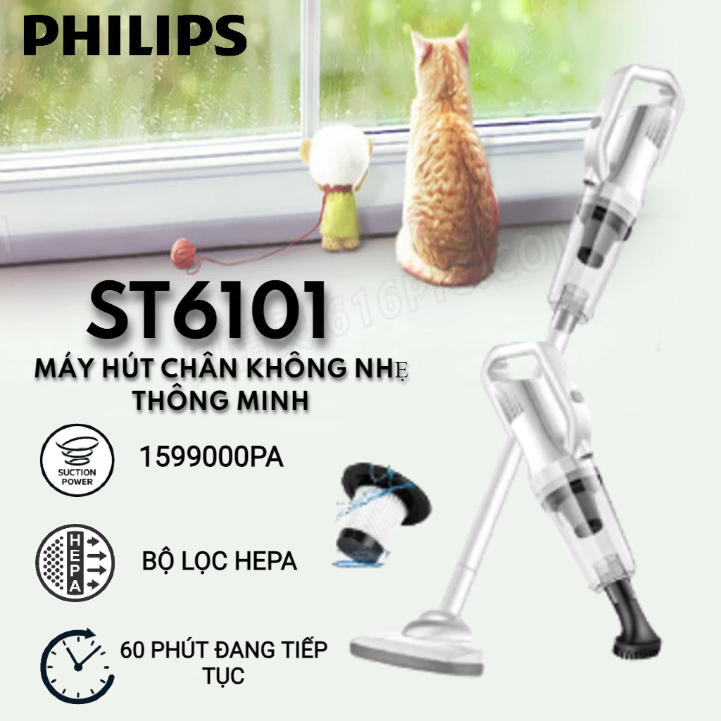 ST6101 Không Dây Không Dây Di Động Máy Hút Bụi Ô Tô Mini Cầm Tay Có Thể Sạc Lại Máy Hút Bụi Không Dây Cho