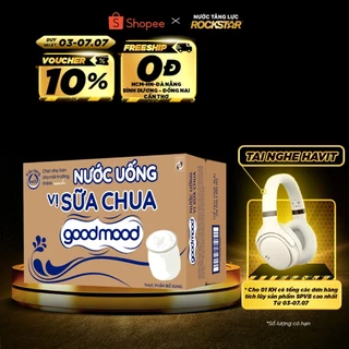 Thùng 24 Chai Nước Uống Vị Sữa Chua Goodmood (450ml/chai)