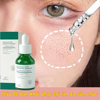 serum se khít lỗ chân lông axit salicylic Lột mụn đầu đen Dưỡng Ẩm Da Săn Chắc Mịn Màng Làm trắng da