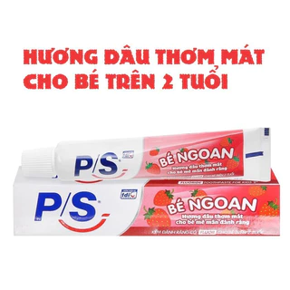 Kem đánh răng cho bé trên 2 tuổi PS Bé Ngoan Hương Dâu Thơm Mát 35g