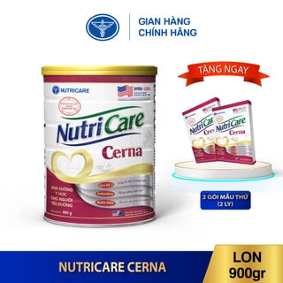 Lon Sữa Nutricare Cerna 900g - Dinh Dưỡng Y Học Dành Cho Người Đái Tháo Đường