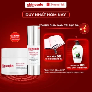 Combo tinh chất giảm nám, kem dưỡng tái tạo và trẻ hóa da Skincode