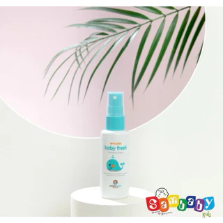 Xịt diệt khuẩn, khử mùi cho đồ chơi, bình sữa, núm ti giả Baby Fresh an toàn cho bé 60ml