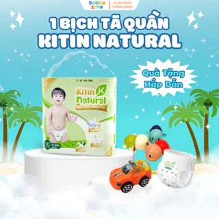 [1 Bịch + Quà] Tã Bỉm Quần Kitin Natural Trà Xanh Chống Hăm, Tã Quần Kitin Natural Đủ Size M,L,XL,2XL,3XL