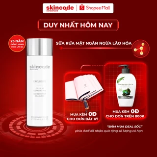 Sữa rửa mặt ngăn ngừa lão hóa Skincode Exclusive Cellular Cleansing Milk 200ml - MS 5004,2