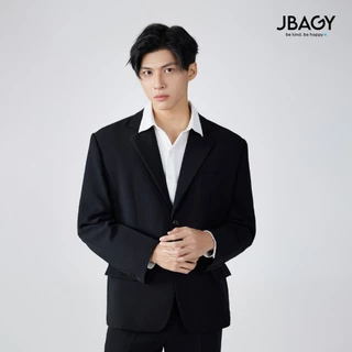 Áo khoác blazer nam JBAGY thiết kế Classic 3 lớp dầy dặn, có đệm vai tinh tế phong cách Hàn Quốc JK007